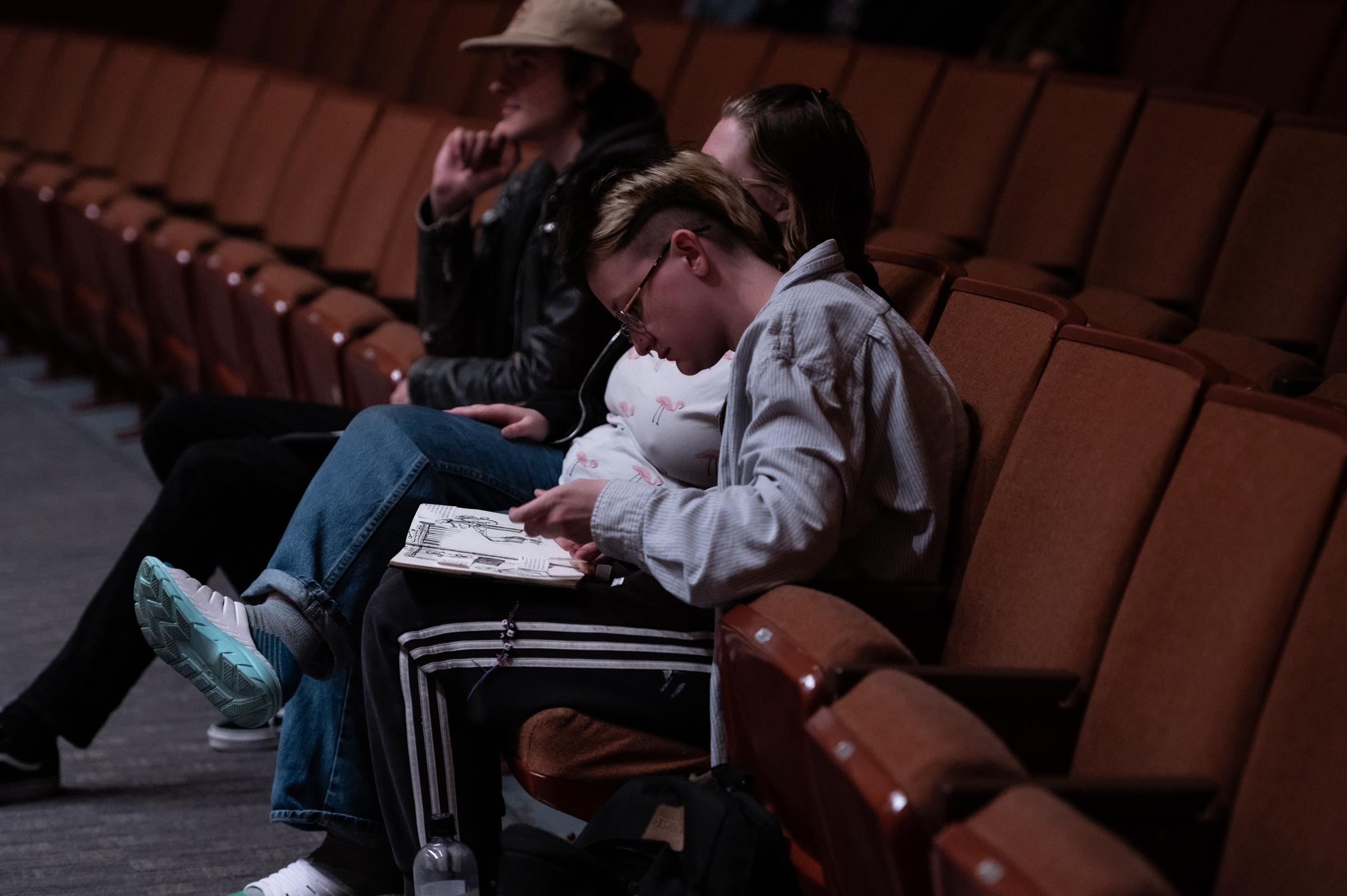 students in audience